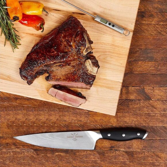 The Trusted Butcher 8" Kitchen Chef Knife As Seen On TV With Protective Cover - Picture 6 of 6